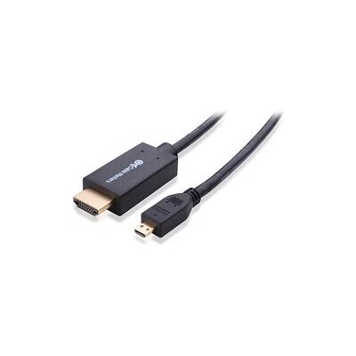 Cable Matters Micro HDMI 10ft - Cabo Micro HDMI a HDMI - Preto Cable Matters Micro HDMI 10ft - Cabo Micro HDMI a HDMI - Preto