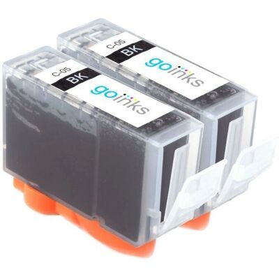 Cartouche d'encre noire Go Inks PGI-5Bk - Pack de 2 - Publicité Cartouche d'encre noire Go Inks PGI-5Bk - Pack de 2 - Publicité