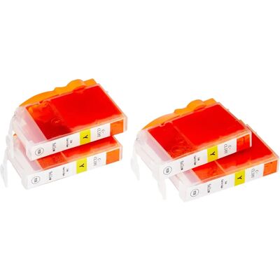 Cartouche d'encre jaune Go Inks - Pack de 4 pour Canon Pixma - Publicité Cartouche d'encre jaune Go Inks - Pack de 4 pour Canon Pixma - Publicité
