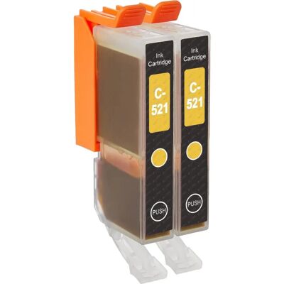 Cartouche d'Encre Jaune Go Inks - Canon Pixma - Pack de 2 - Publicité Cartouche d'Encre Jaune Go Inks - Canon Pixma - Pack de 2 - Publicité