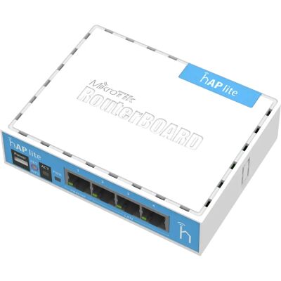 Mikrotik hAP lite Fehér - Vezeték nélküli Router Mikrotik hAP lite Fehér - Vezeték nélküli Router