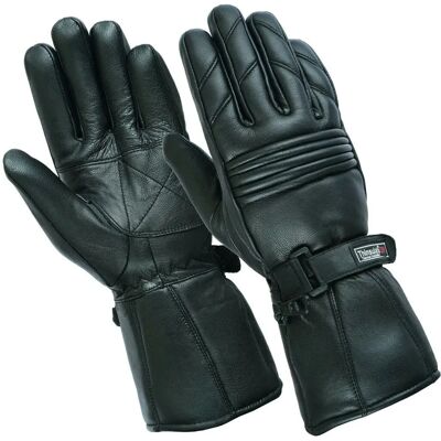 Gants d'Hiver en Cuir Imperméables Thermiques pour Hommes - Gants de Moto Gants d'Hiver en Cuir Imperméables Thermiques pour Hommes - Gants de Moto