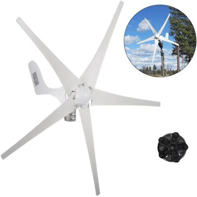Vevor Éolienne 500 W - Générateur éolien, 12V, 5 pales - Publicité Vevor Éolienne 500 W - Générateur éolien, 12V, 5 pales - Publicité