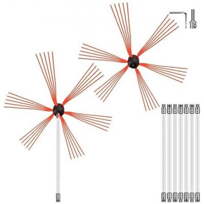 Vevor Kit de Brosses pour Cheminée 26 pieds - Nylon & Rigidités - Publicité Vevor Kit de Brosses pour Cheminée 26 pieds - Nylon & Rigidités - Publicité