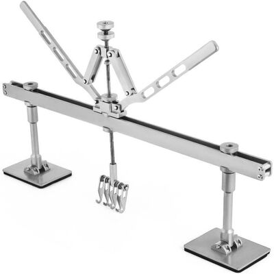 Kit Barre de Tirage Vevor - 75CM, Aluminium, 6 Griffes - Publicité Kit Barre de Tirage Vevor - 75CM, Aluminium, 6 Griffes - Publicité