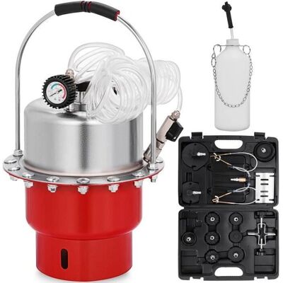 Vevor 60er Garage Brems- und Kupplungsentlüftungsset - Druckluft, Stahl, 5L Vevor 60er Garage Brems- und Kupplungsentlüftungsset - Druckluft, Stahl, 5L