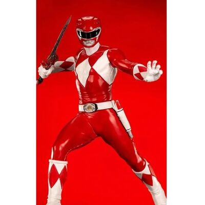 Iron Studios Power Rangers Rote Ranger 1:10 Skala Statue Resin - Hohe Detailgenauigkeit Iron Studios Power Rangers Rote Ranger 1:10 Skala Statue Resin - Hohe Detailgenauigkeit