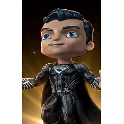 Iron Studios Justice League Superman Black Suit Mini Co. PVC Figure - 18 cm Iron Studios Justice League Superman Black Suit Mini Co. PVC Figure - 18 cm
