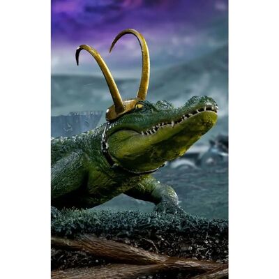 Iron Studios Loki Alligator Statue 1/10 Art Scale - Marvel Loki Sammlerfigur Iron Studios Loki Alligator Statue 1/10 Art Scale - Marvel Loki Sammlerfigur