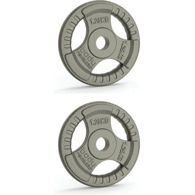 Body Revolution 30092 - Weight Plates - Gray - 1.25kg-25kg Body Revolution 30092 - Weight Plates - Gray - 1.25kg-25kg