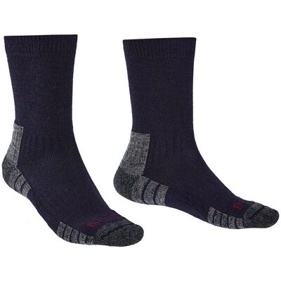 Chaussettes de randonnée légères merino Navy Grey Bridgedale - Chaussettes Chaussettes de randonnée légères merino Navy Grey Bridgedale - Chaussettes