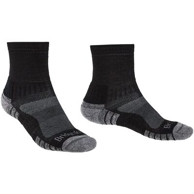 Bridgedale HIKE Lightweight Merino Performance 3/4 Socken - Schwarz/Silber Bridgedale HIKE Lightweight Merino Performance 3/4 Socken - Schwarz/Silber