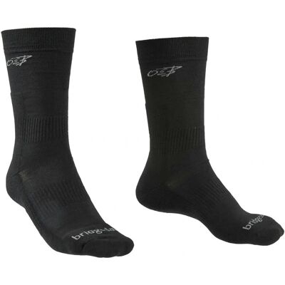 Bridgedale Bridgedale XL Schwarze Merinowolle Socken - Socken Bridgedale Bridgedale XL Schwarze Merinowolle Socken - Socken