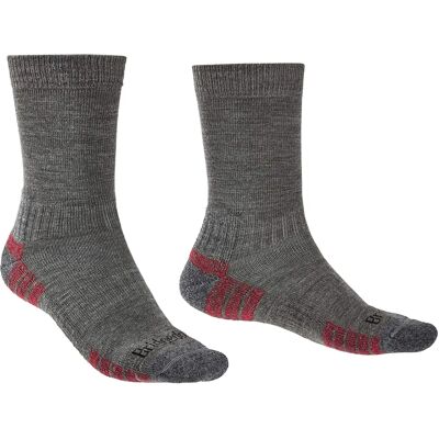 Bridgedale Herren Hike Light Merino Endurance Socken - Grau - Medium Bridgedale Herren Hike Light Merino Endurance Socken - Grau - Medium