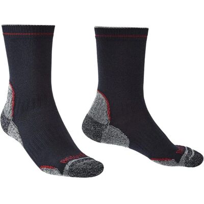 Bridgedale Mens Hike Lightweight T2 Performance Boot Socks - Navy/Red - EU 48+ Bridgedale Mens Hike Lightweight T2 Performance Boot Socks - Navy/Red - EU 48+