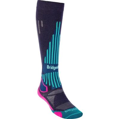 BRIDGEDALE Calze da sci donna Leggere Merino Performance Sopra il polpaccio BRIDGEDALE Calze da sci donna Leggere Merino Performance Sopra il polpaccio
