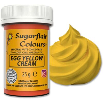 Sugarflair Spectral 25g Egg Yellow/Cream - Food Coloring Sugarflair Spectral 25g Egg Yellow/Cream - Food Coloring