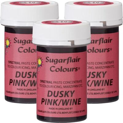 Sugarflair Spectral 25g Dusky Pink / Wine Edible Dusts & Lustres - Edible Dusts and Lustres for Cake Decoration Sugarflair Spectral 25g Dusky Pink / Wine Edible Dusts & Lustres - Edible Dusts and Lustres for Cake Decoration