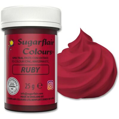 Sugarflair Spectral 25g - Rubis - Poudre de Coloration Alimentaire - Publicité Sugarflair Spectral 25g - Rubis - Poudre de Coloration Alimentaire - Publicité