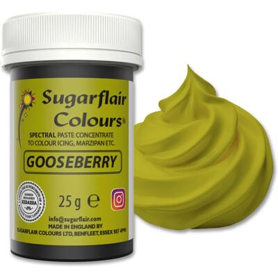 Sugarflair Spectral 25g - Groseille à maquereau - Poudre colorante alimentaire - Publicité Sugarflair Spectral 25g - Groseille à maquereau - Poudre colorante alimentaire - Publicité