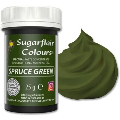 Sugarflair Spectral Vert Épicéa - Colorant en poudre - Publicité Sugarflair Spectral Vert Épicéa - Colorant en poudre - Publicité