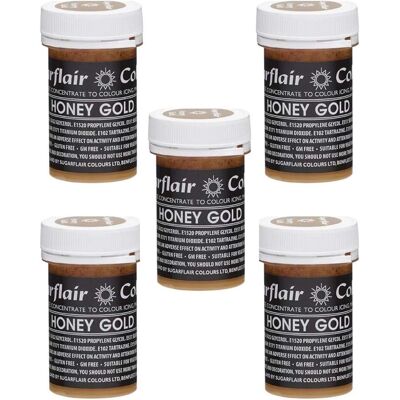 Sugarflair Medové zlato Pastel - Jedlý glittr - 25g Dekorace Sugarflair Medové zlato Pastel - Jedlý glittr - 25g Dekorace
