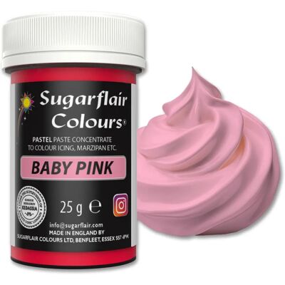 Sugarflair Pastell 25g - Detská ružová Lebensmittelfarbpulver Sugarflair Pastell 25g - Detská ružová Lebensmittelfarbpulver
