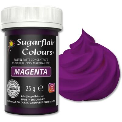 Sugarflair Pastell Magenta - Lebensmittelfarbpulver - 25g Sugarflair Pastell Magenta - Lebensmittelfarbpulver - 25g