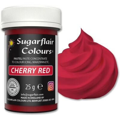 Sugarflair Pastel 25g - Třešňově červená - Potravinářská barva prášek Sugarflair Pastel 25g - Třešňově červená - Potravinářská barva prášek