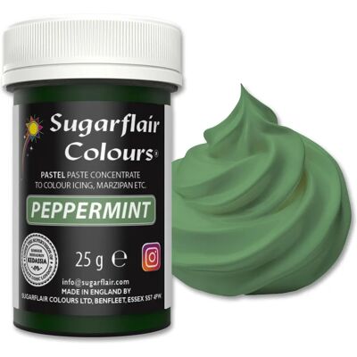 Sugarflair Pastel 25g - Máta peprná - Potravinářské barvivo v prášku Sugarflair Pastel 25g - Máta peprná - Potravinářské barvivo v prášku