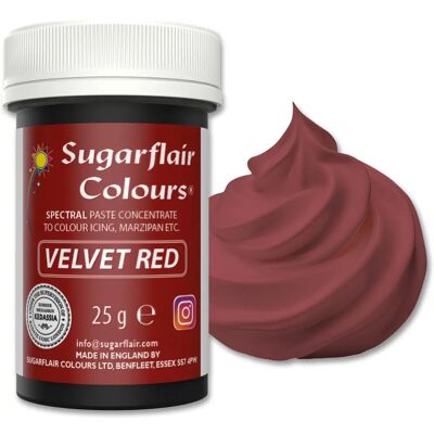 Sugarflair Spectral 25g - Sametově červená Sugarflair Spectral 25g - Sametově červená