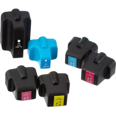 Ensemble d'Encre Compatible HP 363XL - Cartouches d'Imprimante Multicolores - Publicité Ensemble d'Encre Compatible HP 363XL - Cartouches d'Imprimante Multicolores - Publicité