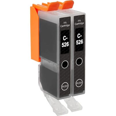 Cartouche d'encre noire Canon CLI-526Bk - Pack de 2 - Publicité Cartouche d'encre noire Canon CLI-526Bk - Pack de 2 - Publicité