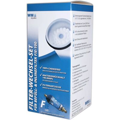 WM aquatec Kit de changement de filtre pour filtre en ligne FIE-100 - Filtre à eau - Publicité WM aquatec Kit de changement de filtre pour filtre en ligne FIE-100 - Filtre à eau - Publicité