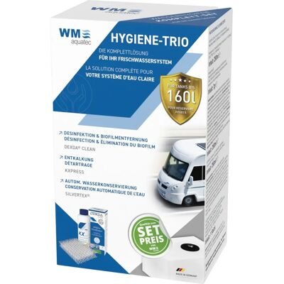 WM aquatec Vízhigiénés Rendszer - 160L - Komplett Víztisztító Készlet WM aquatec Vízhigiénés Rendszer - 160L - Komplett Víztisztító Készlet