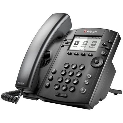 Polycom VVX 301 - 6-Line IP Phone - Black Polycom VVX 301 - 6-Line IP Phone - Black