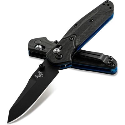 Benchmade 945BK-1 Svart Mini Osborne fickkniv - Reverse Tanto Benchmade 945BK-1 Svart Mini Osborne fickkniv - Reverse Tanto