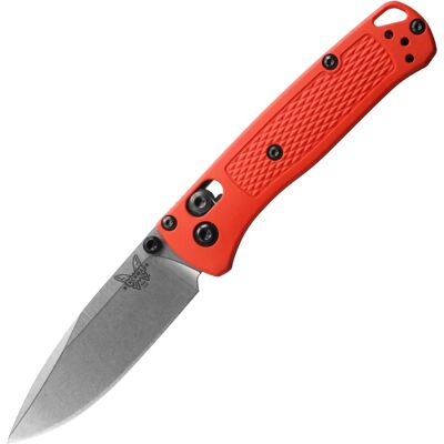 Benchmade - Mini Bugout 533-04 - Mesa Red Grivory - Publicité Benchmade - Mini Bugout 533-04 - Mesa Red Grivory - Publicité