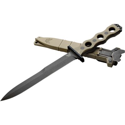 Benchmade - 185BK-1 SOCP - Desert Tan - fast blad kniv Benchmade - 185BK-1 SOCP - Desert Tan - fast blad kniv