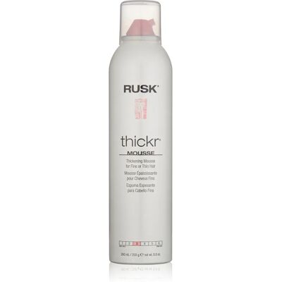 Mousse épaississante Rusk Thickr - Soin capillaire - Publicité Mousse épaississante Rusk Thickr - Soin capillaire - Publicité