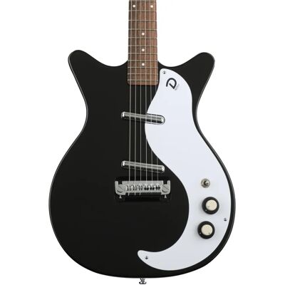 Danelectro '59M NOS Svart - Dobbel Cut Elektrisk Gitarre Danelectro '59M NOS Svart - Dobbel Cut Elektrisk Gitarre