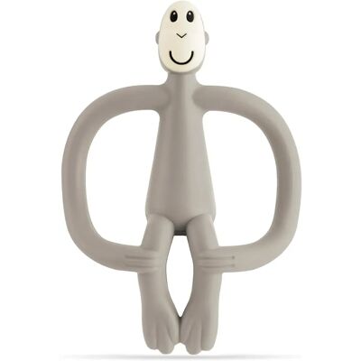 Matchstick Monkey Grey Teething Toy - 3-in-1 Gels & Brush Matchstick Monkey Grey Teething Toy - 3-in-1 Gels & Brush