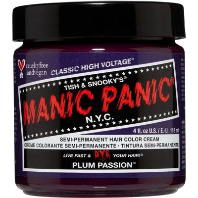 Farba do włosów Manic Panic Plum Passion - Semi Permanent 118ml Farba do włosów Manic Panic Plum Passion - Semi Permanent 118ml