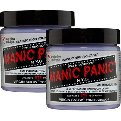 Manic Panic Virgin Snow Tonik do włosów - Wegetariańskie i cruelty-free - 118ml Manic Panic Virgin Snow Tonik do włosów - Wegetariańskie i cruelty-free - 118ml