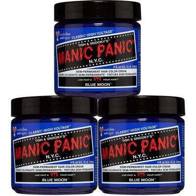 Manic Panic Blue Moon Hiusväri - Semi-permanentti, Vego, Pitkäkestoinen Manic Panic Blue Moon Hiusväri - Semi-permanentti, Vego, Pitkäkestoinen