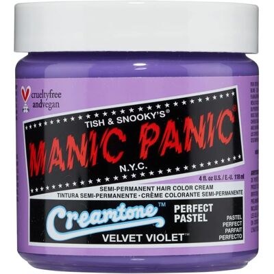 Manic Panic Velvet Violet Semi-permanente Haarfarbe - Haarprodukt Manic Panic Velvet Violet Semi-permanente Haarfarbe - Haarprodukt