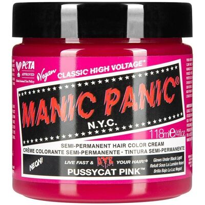 Manic Panic Pussycat Pink - Semi-permanente Haarfarbe - 118ml Manic Panic Pussycat Pink - Semi-permanente Haarfarbe - 118ml