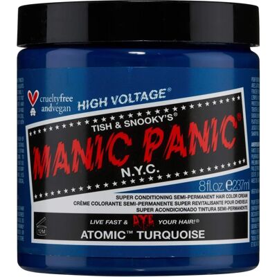 Manic Panic Puolipysyvä turkoosi hiusväri 237ml Manic Panic Puolipysyvä turkoosi hiusväri 237ml