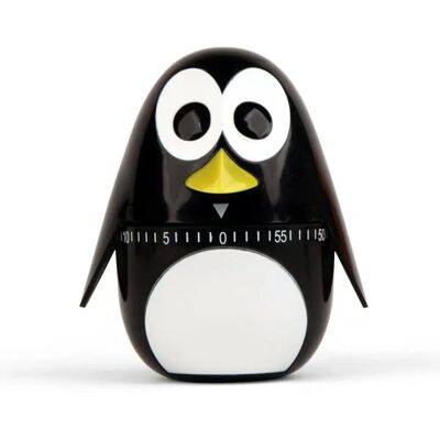 Temporizador de Cozinha Pinguim - Pinguim, Mecânico, Compacto Temporizador de Cozinha Pinguim - Pinguim, Mecânico, Compacto