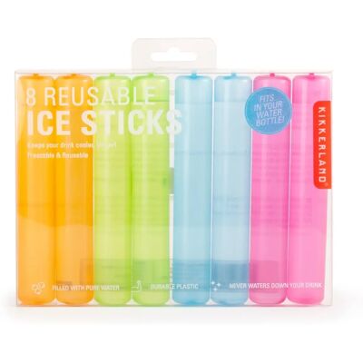 Kikkerland Model 62645 - Ice Packs - Reusable 8pk - 12cm Kikkerland Model 62645 - Ice Packs - Reusable 8pk - 12cm